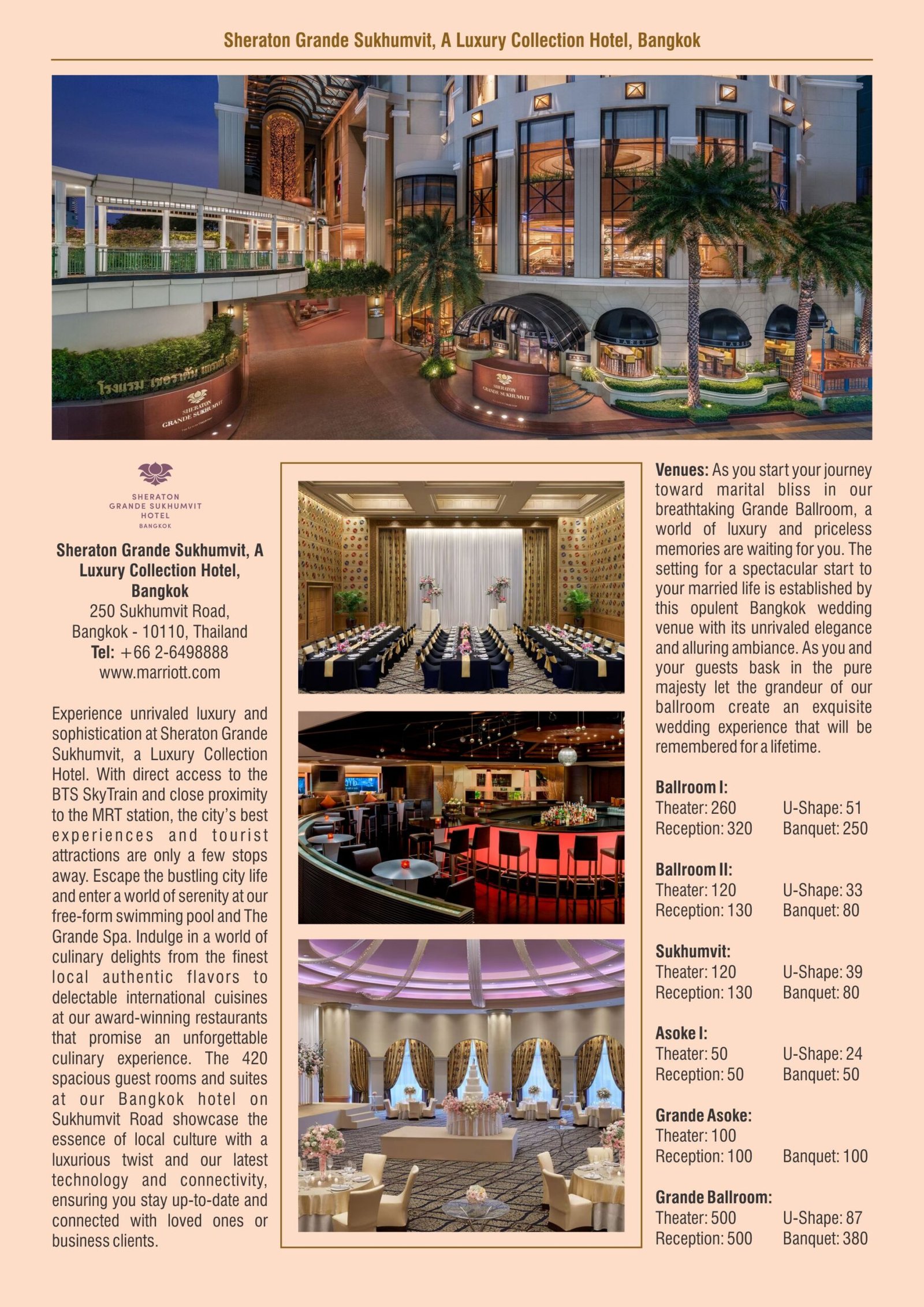 Sheraton Grande Sukhumvit, a Luxury Collection Hotel, Bangkok