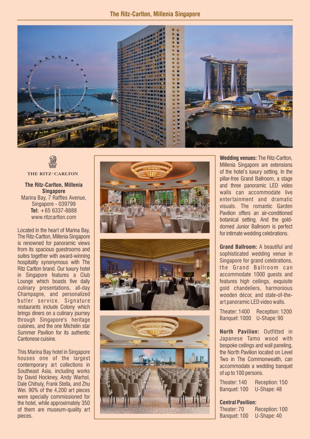 The Ritz-Carlton, Millenia Singapore
